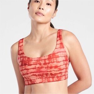 Athleta Exhale Printed Bra D-DD NWT 2X